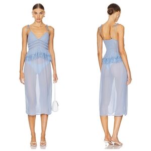 Free People Kiki slip in Chambray